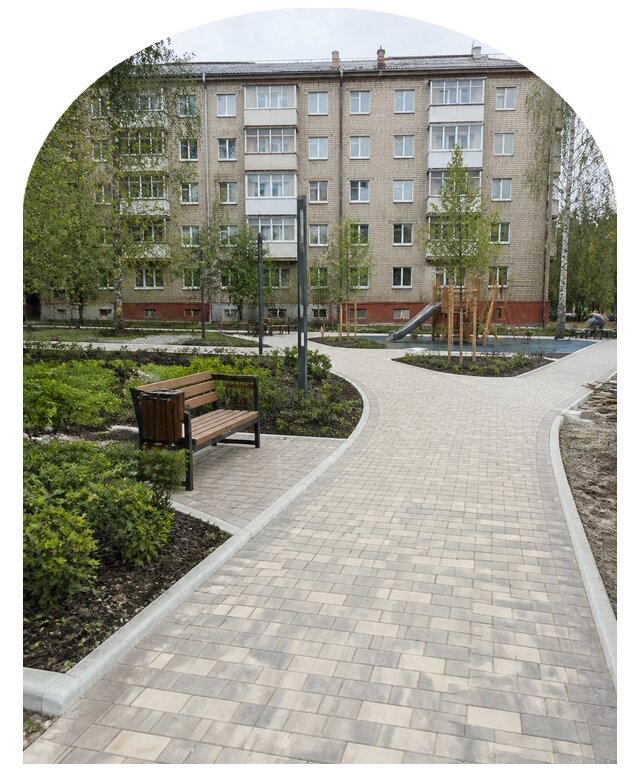 Благоустройство двора МКД под ключ в Реутове от 260175 р. | Метпроект-Ртв