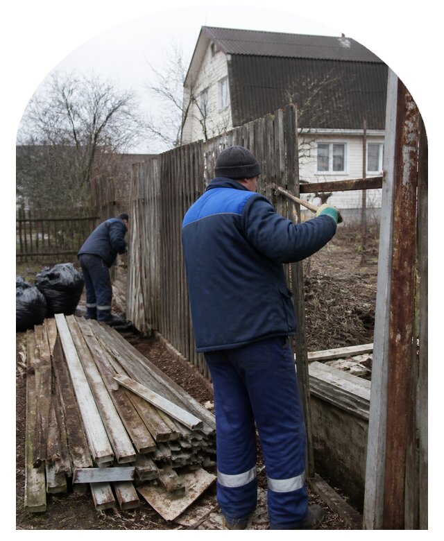 Демонтаж забора в Реутове по цене от 4683 р. | Метпроект-Ртв